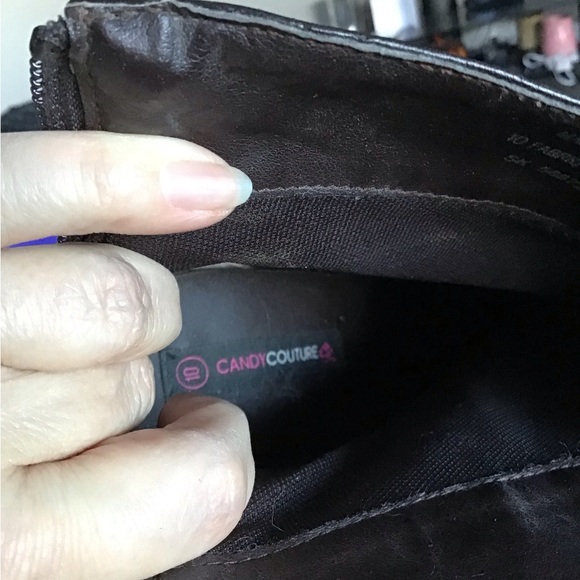 Womens Candy Couture High Heeled Boots - Picture 6 of 6